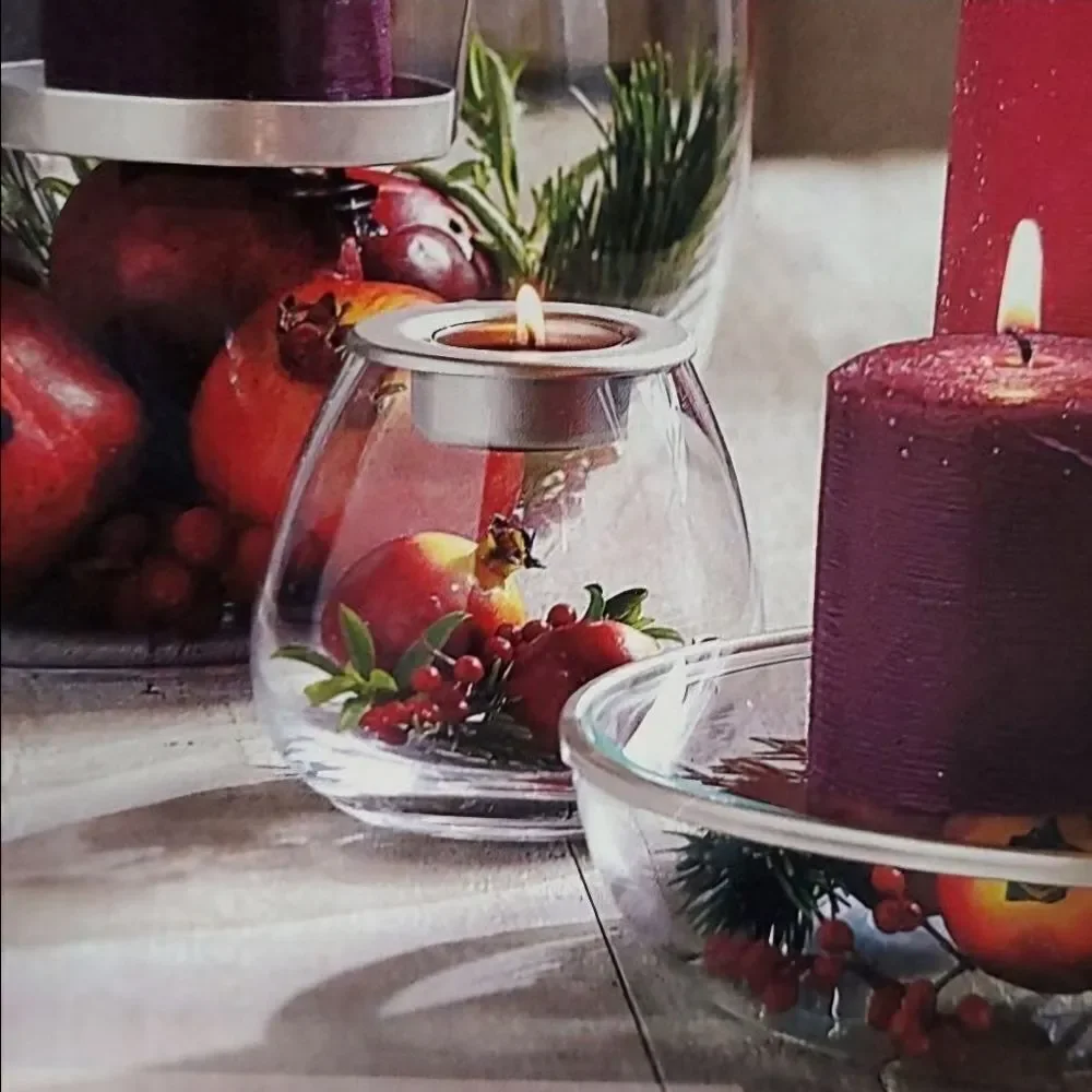 🩵Partylite Clearly Creative Customizable Tealight Candle Holder